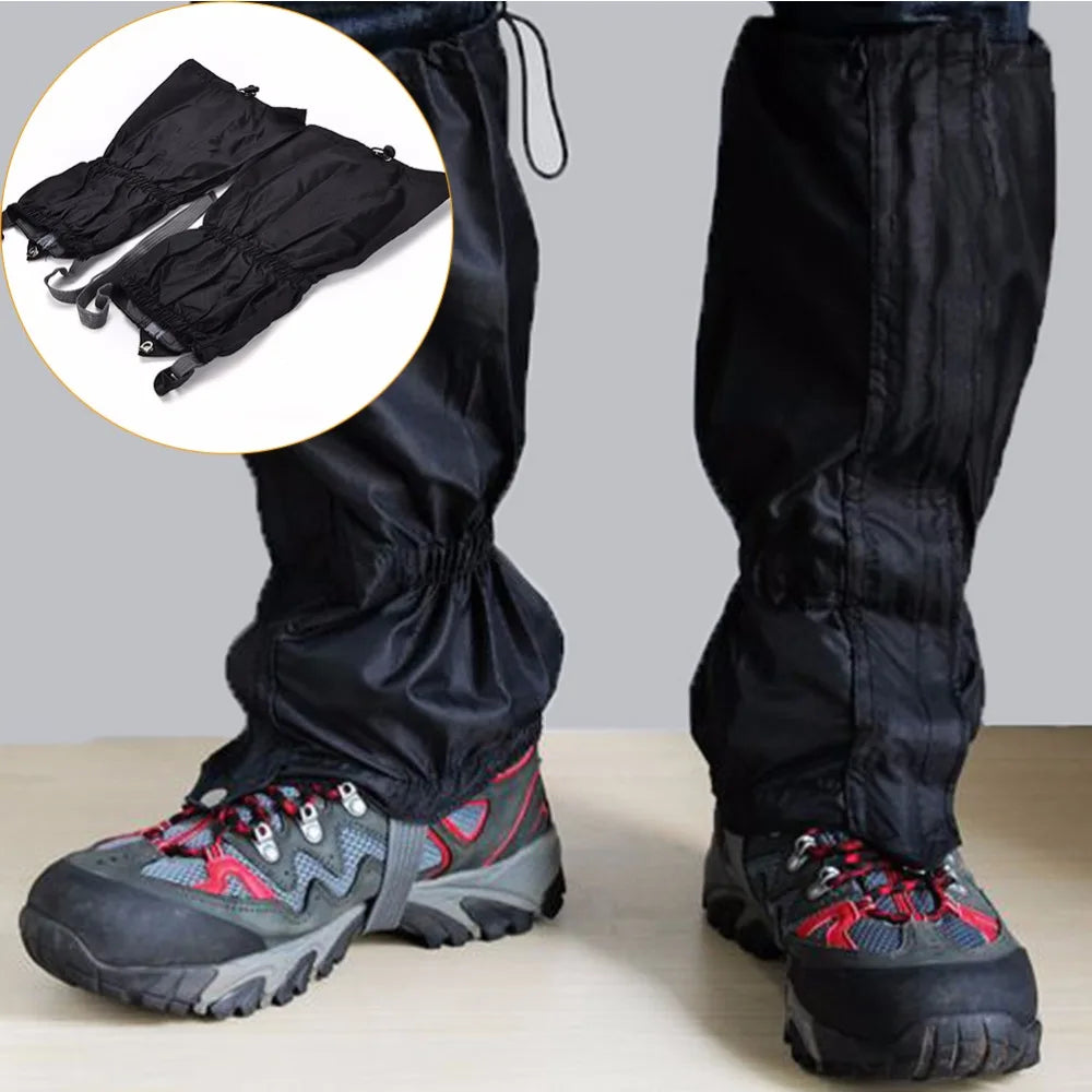 1 paire de manchons imperméables et coupe-vent pour les jambes. Bon pour randonnée, trekking, marche, escalade, chasse, eau et neige
-1 Pair Waterproof Windproof Outdoor Hiking Trekking Walking Climbing Hunting Water and Snow Legging Gaiters