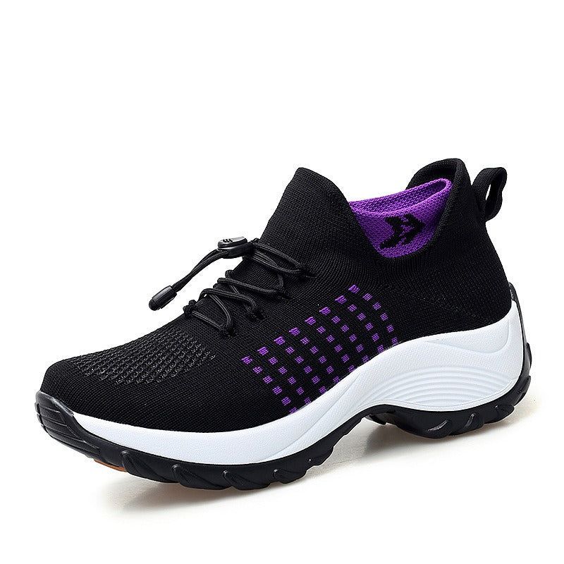 Chaussures de sport pour femmes à plateforme 
- Women Sport Shoes Platform Sneakers