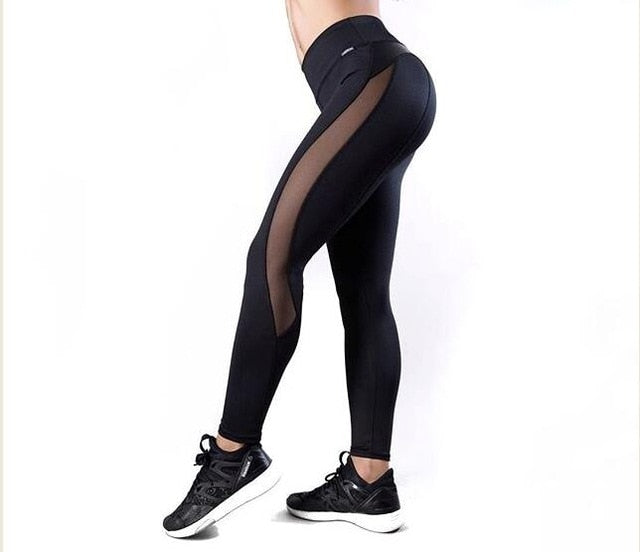 Leggings en cuir patchwork noir pour femme, taille haute, fitness, push-up, randonnée, jogging
- Leather Patchwork Black Leggings Women High Waist Fitness Push Up Hiking Legging Pants Jogging Femme