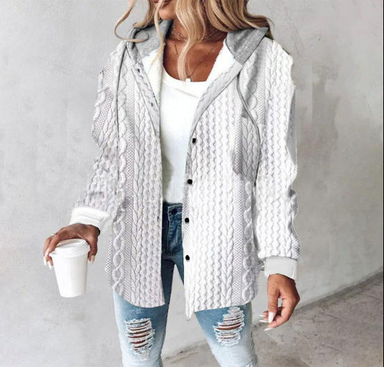 Veste femme à carreaux style grand plaid automne et printemps
- Women's large plaid style women's jacket plaid autumn and Spring