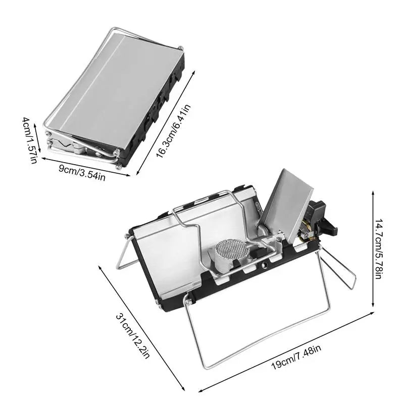 2600 W Réchaud à gaz pliable pour camping
- Portable 2600W Camping Gas Stove Foldable Burner