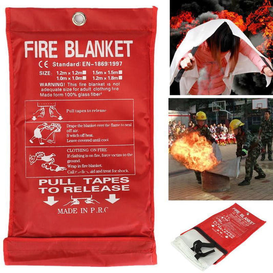 Couverture anti-feu 1x1m Sécurité de survie,d'urgence et d’incendies. Vêtements en fibre de verre 0,45 mm PRE
- Fire Blanket 1x1m Emergency Survival Safety Fires Glass Fiber Clothing 0.45mm PRE