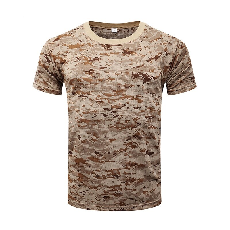 Chemise tactique camouflage à manches courtes pour homme, séchage rapide
- Camouflage Tactical Shirt Short Sleeve Men's Quick Dry