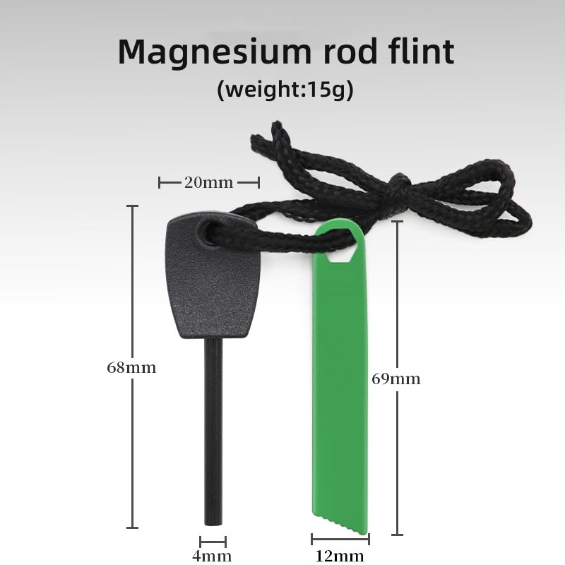 Allume feu de camp. Petite mini pierre à feu étanche bande de magnésium tige de magnésium 
- Fire starter Small mini flint waterproof ignition magnesium strip magnesium rod