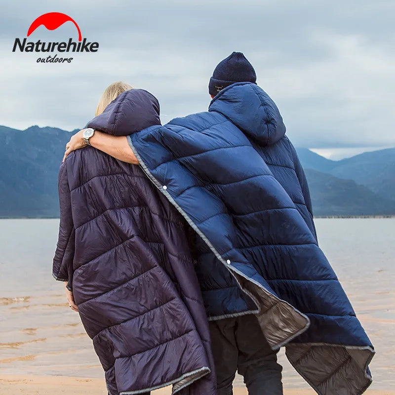 2 en 1, Sac de couchage Naturehike, style poncho, couverture et cape. Unisexe et imperméable.
- 2 in 1, Naturehike-Sleeping Bag poncho and Cloak Style. Unisex Waterproof