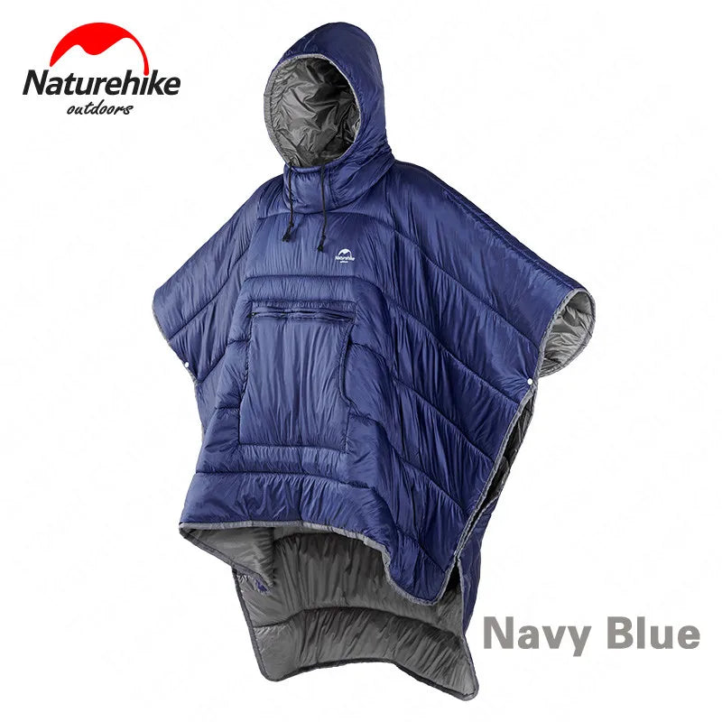 2 en 1, Sac de couchage Naturehike, style poncho, couverture et cape. Unisexe et imperméable.
- 2 in 1, Naturehike-Sleeping Bag poncho and Cloak Style. Unisex Waterproof