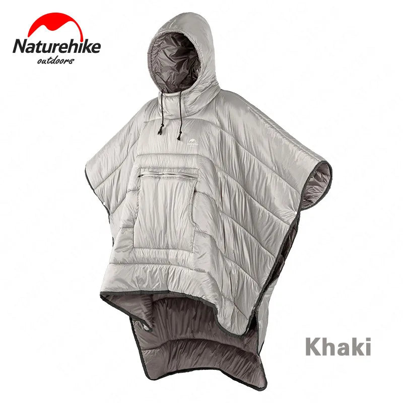 2 en 1, Sac de couchage Naturehike, style poncho, couverture et cape. Unisexe et imperméable.
- 2 in 1, Naturehike-Sleeping Bag poncho and Cloak Style. Unisex Waterproof